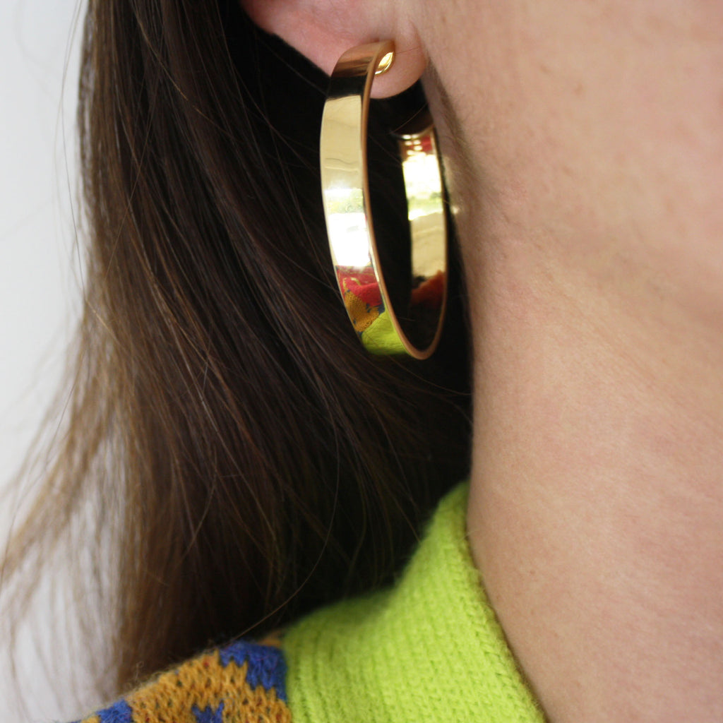 PAZ&CO Gold Hoops